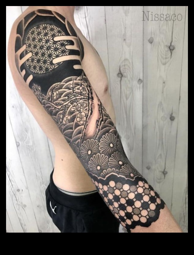 Tetovējumu mozaīkas: māksliniecisko dizainu savienošana