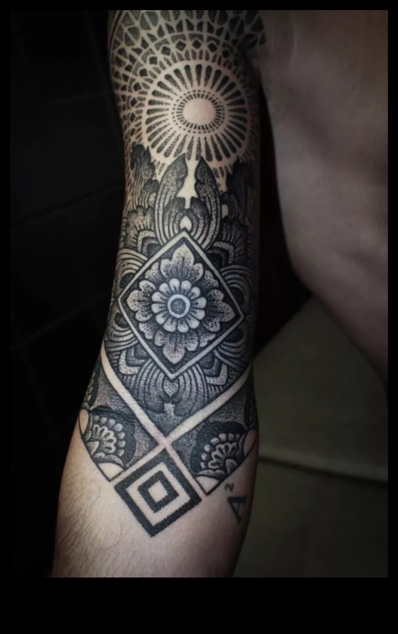 Tetovējumu mozaīkas: māksliniecisko dizainu savienošana