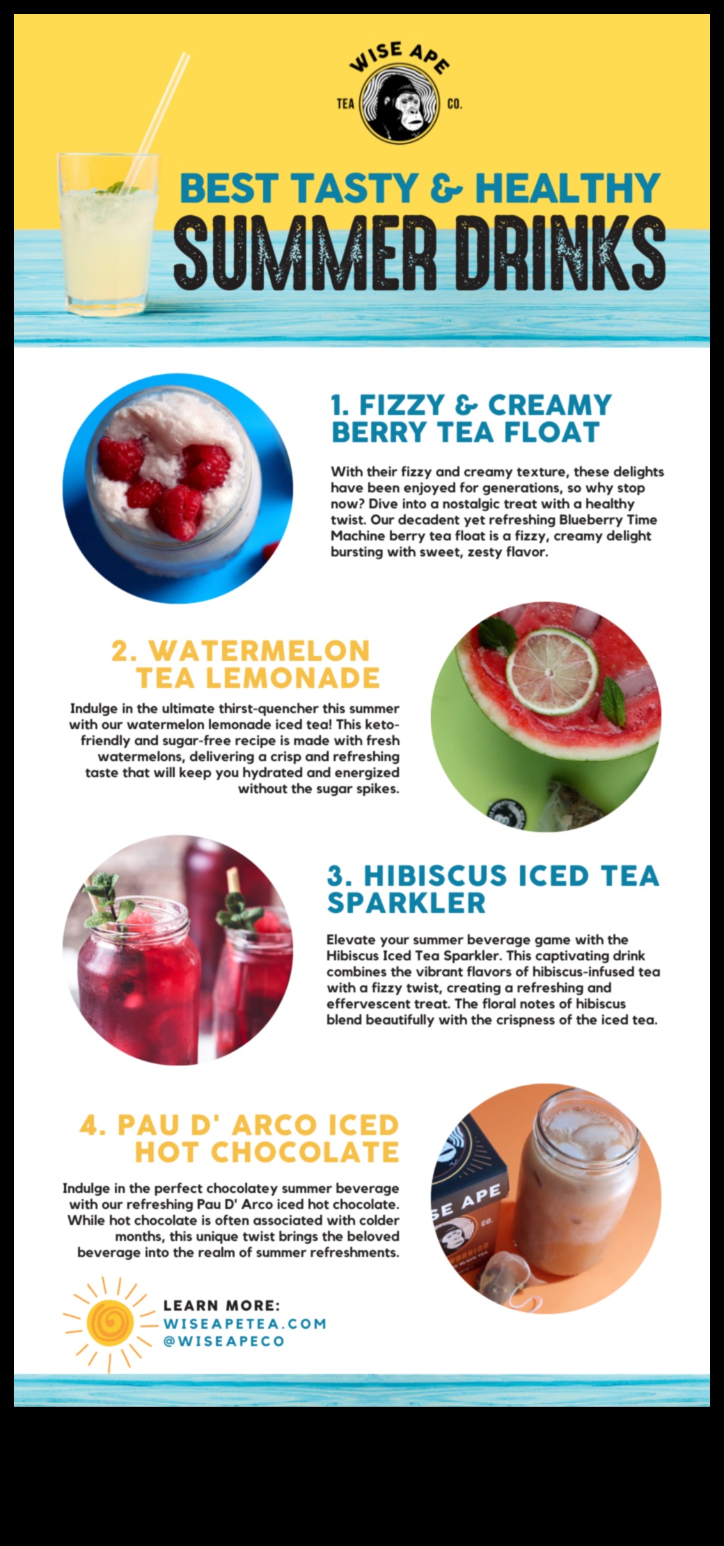 Kraukšķīgs un radošs Garšīgs ledus tējas maisījumu pasaules izpēte 4 Kraukšķīgi un radoši: izpētiet aromatizēto ledus tējas maisījumu pasauli