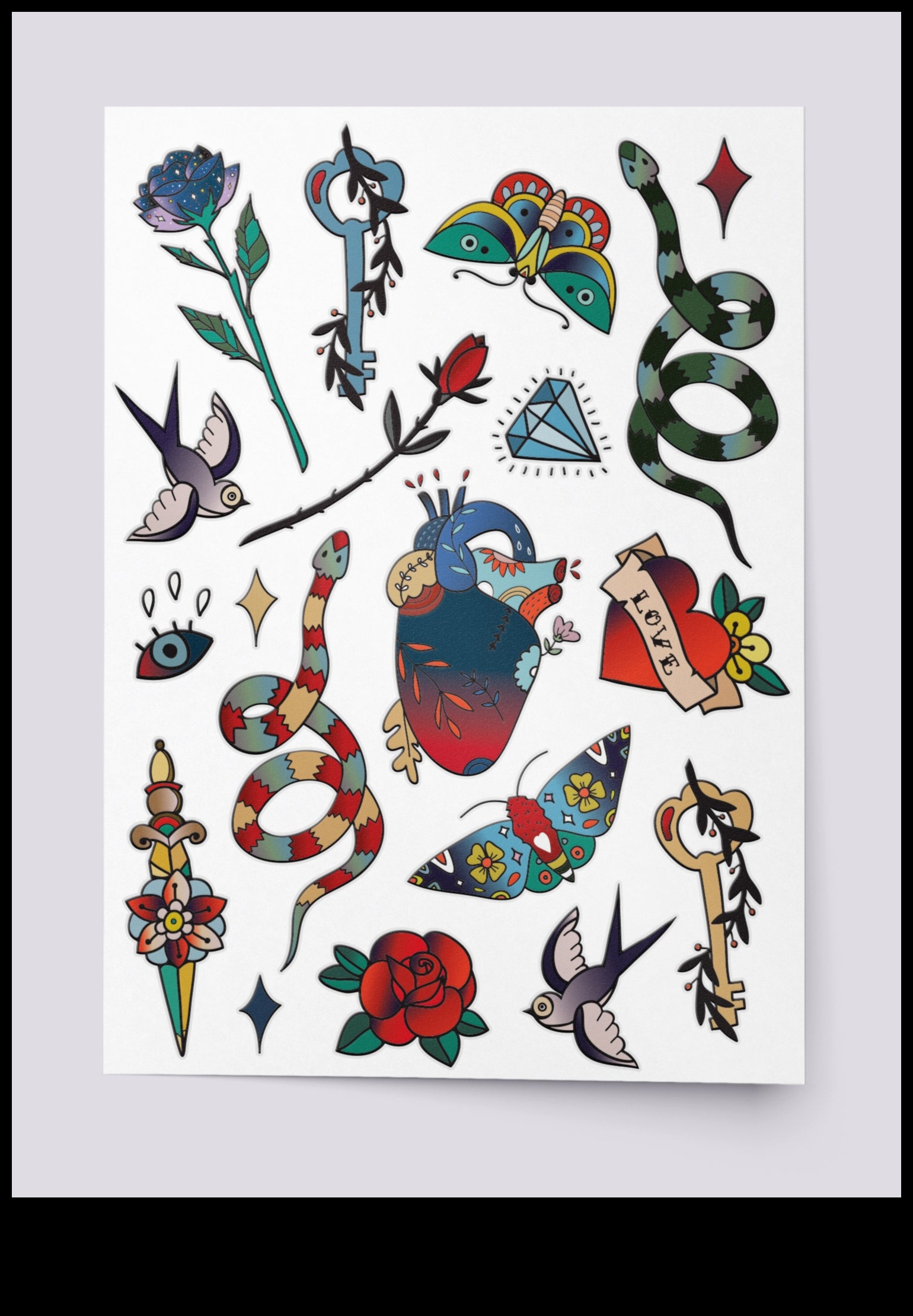 Vintage Vibes tradicionālie tetovējumi mūžīgam izskatam 3 Vintage Vibes: tradicionāli tetovējumi mūžīgam izskatam