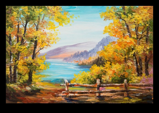 Mākslinieciskā ainava: dabas un radošuma saplūšana