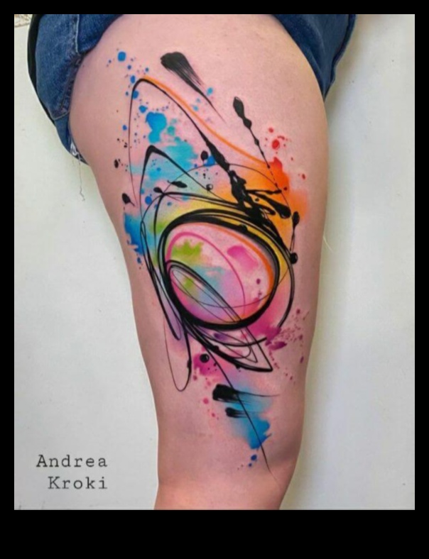 Stila spožums: akvareļu tetovējumi unikālam izskatam