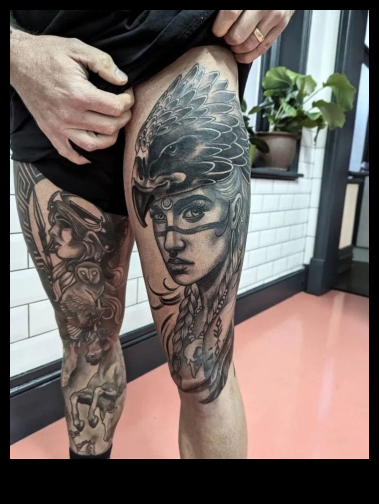 Leģendas pie kājām: atklājiet kāju tetovējumu meistarību