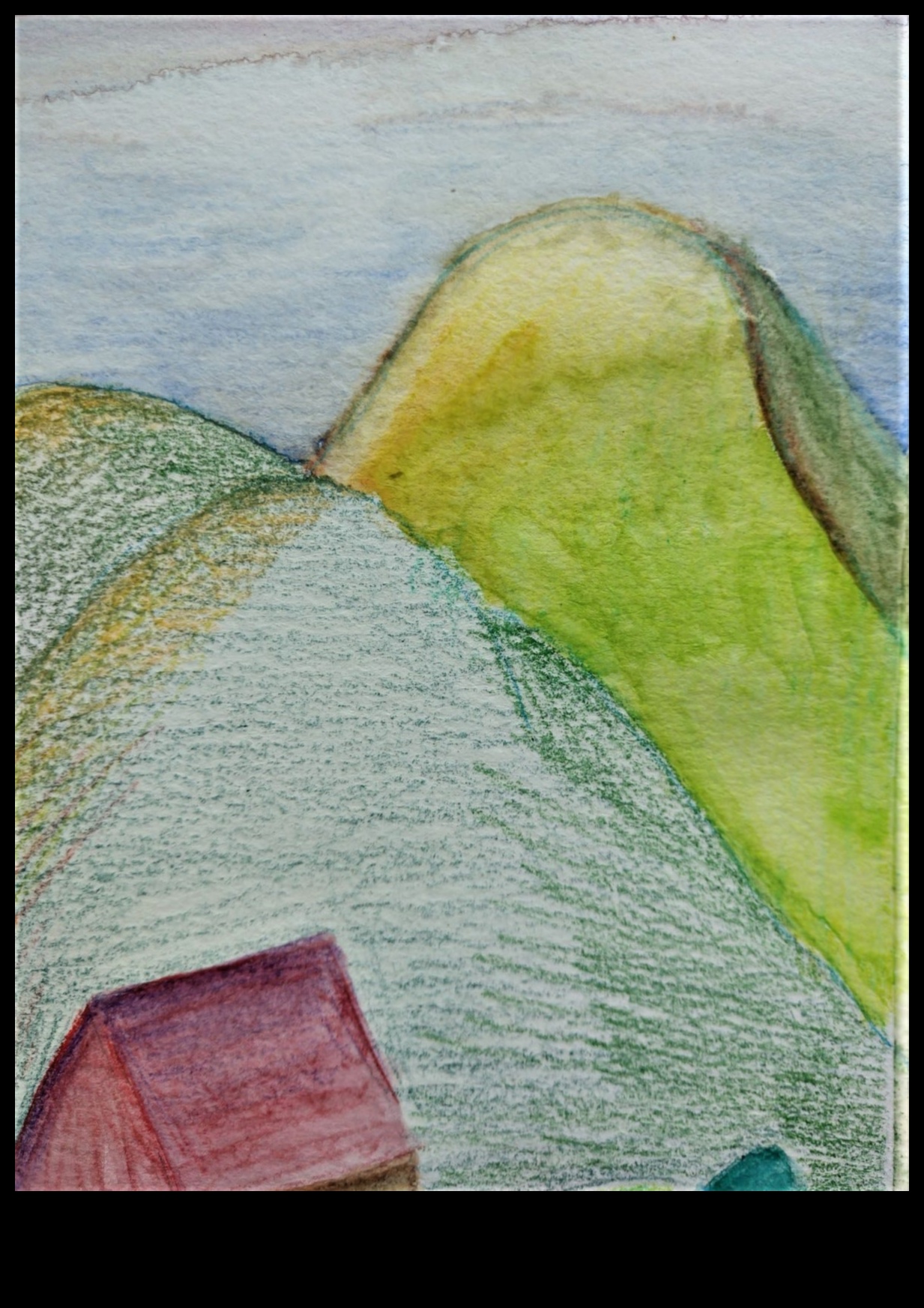 Akvareļu zīmuļu māksla Radošs līdzeklis visiem 2 Ārpus reālisma: abstraktas izpausmes akvareļu zīmuļu mākslā