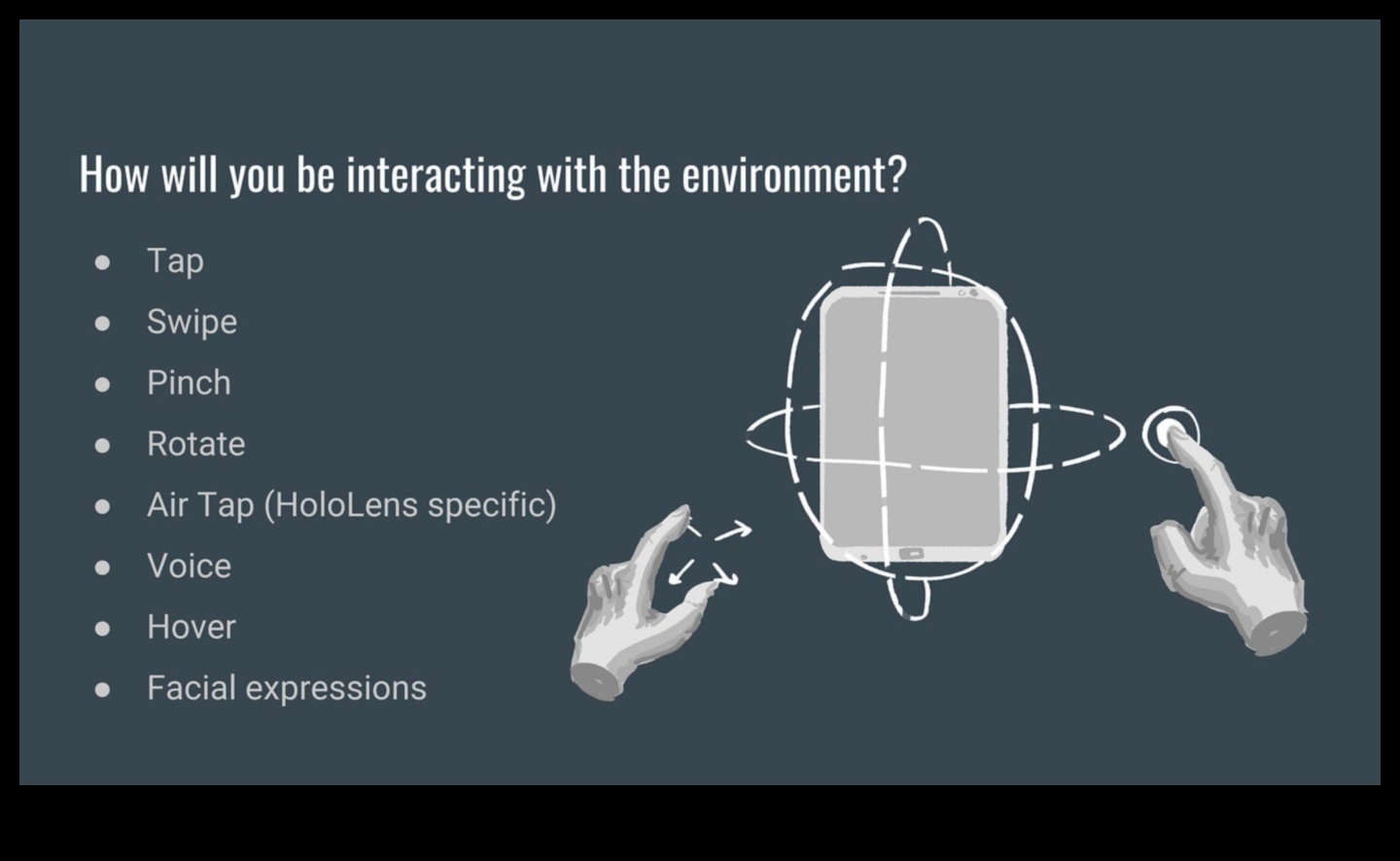 Ieskaujošas mijiedarbības projektēšana uz lietotāju orientētai realitātei 5 Iegremdējošas mijiedarbības: dizaina teorija uz lietotāju orientētā jomā