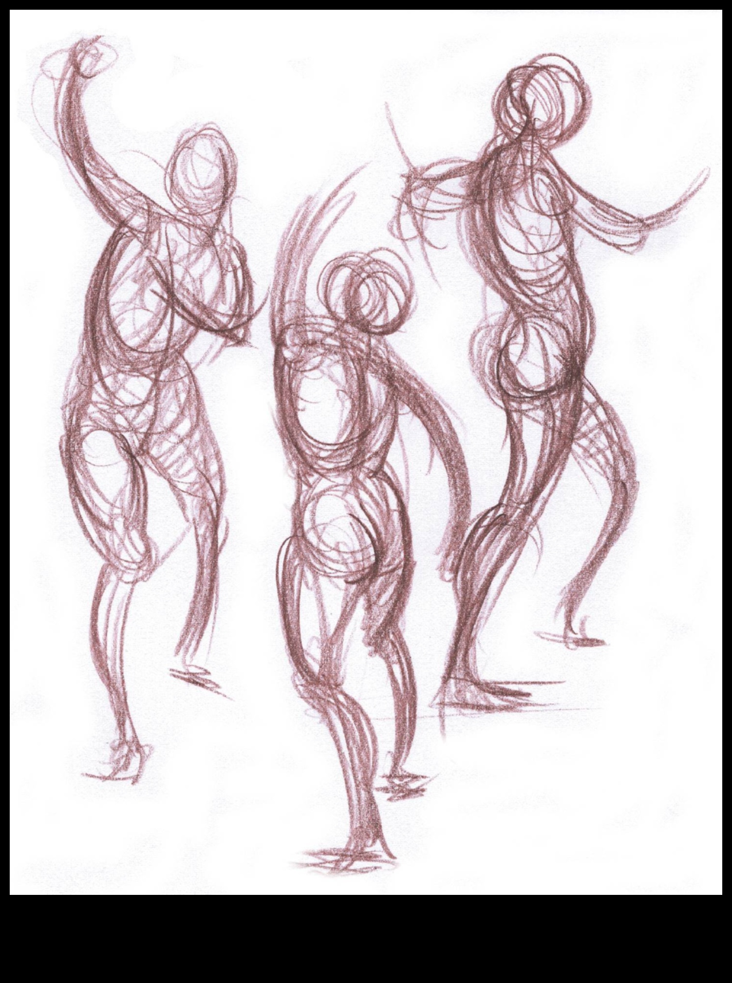 Kustību māksla, kas pauž dinamiku attēlu zīmējumos 2 Kustību māksla: dinamikas paušana figūru zīmējumos