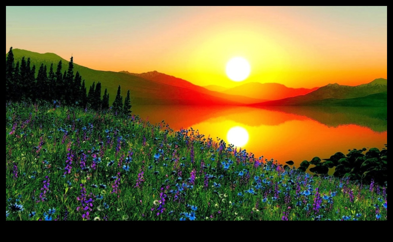 Saullēkta mierīgums: rīta gaisma dabiskā vidē