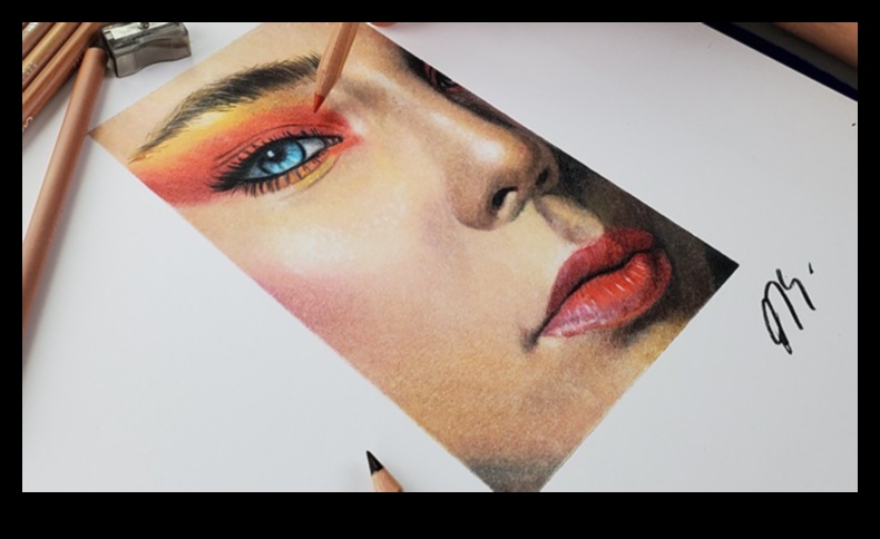 Pārsteidzoši krāsaini zīmuļu zīmējumi Vizuāls ceļojums 4 Drosmīgi un skaisti: iespaidīgi krāsaini zīmuļu zīmējumi