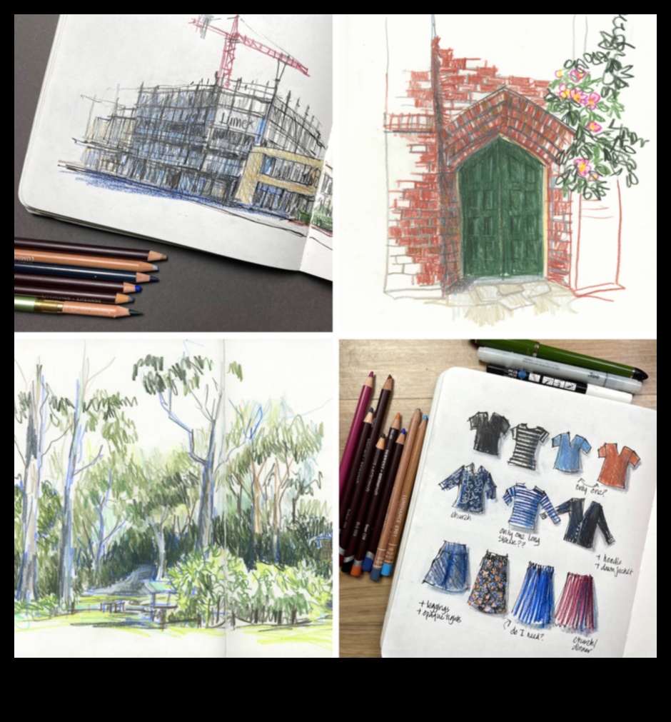 Pārsteidzoši krāsaini zīmuļu zīmējumi Vizuāls ceļojums 5 Drosmīgi un skaisti: iespaidīgi krāsaini zīmuļu zīmējumi