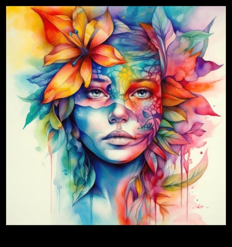 Akvareļu un tintes saplūšana: dinamisku kombināciju izpēte