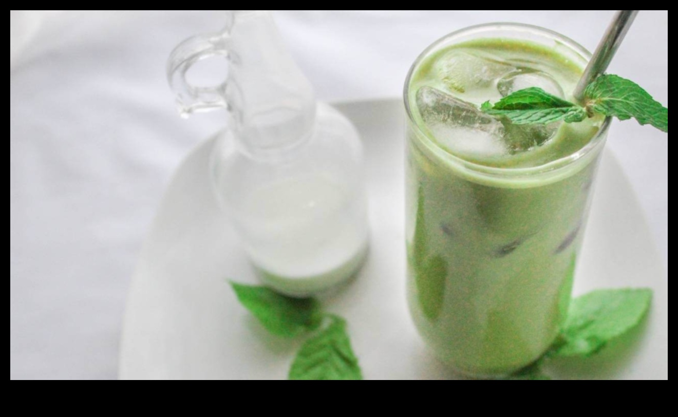 Atdzesēts un mierīgs: uzlabojiet savu dienu ar ledus zaļo tēju