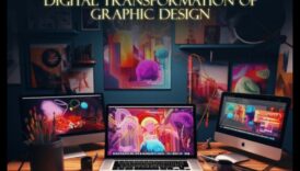 Digitālā elegance: pārveidojošās tendences grafiskajā dizainā