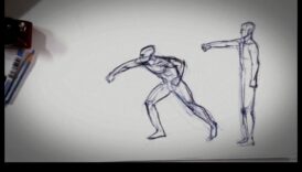 Kustību humanitārās zinātnes, kas pauž dinamiku figūru zīmējumos 4 Kustību māksla: dinamikas paušana figūru zīmējumos