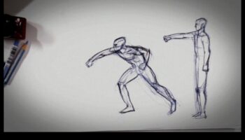 Kustību māksla: dinamikas paušana figūru zīmējumos