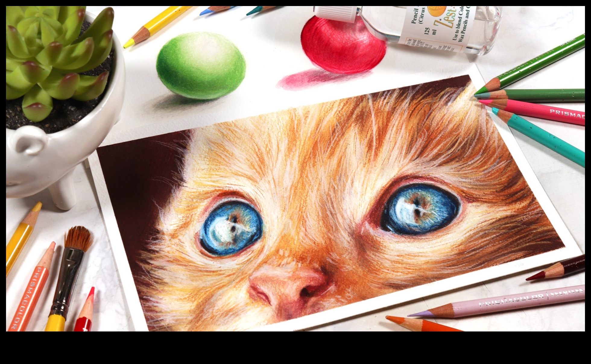 Pārsteidzoši krāsaini zīmuļu zīmējumi Vizuāls ceļojums 2 Drosmīgi un skaisti: iespaidīgi krāsaini zīmuļu zīmējumi