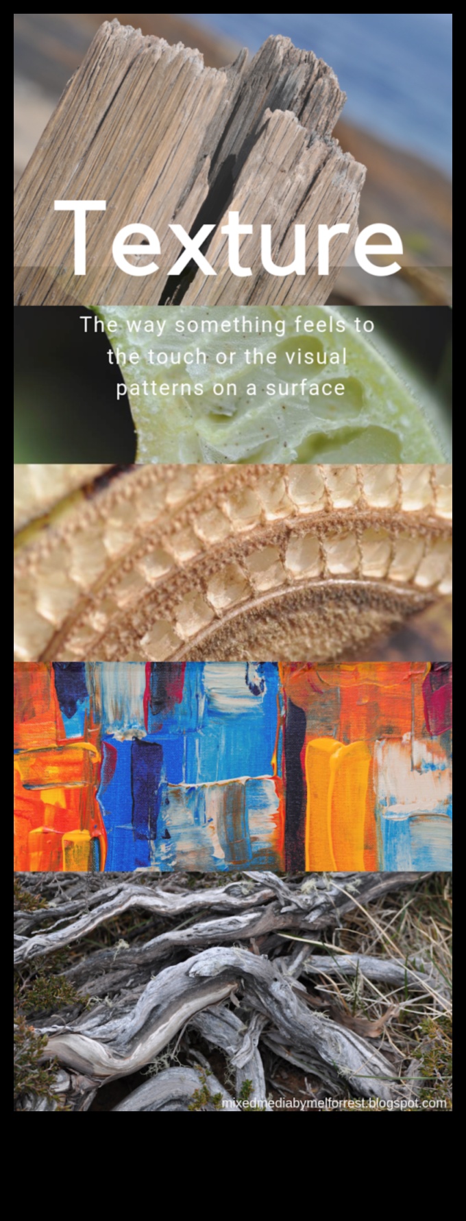 Teksturēti attēli: vizuālas intereses radīšana ar taustāmām detaļām