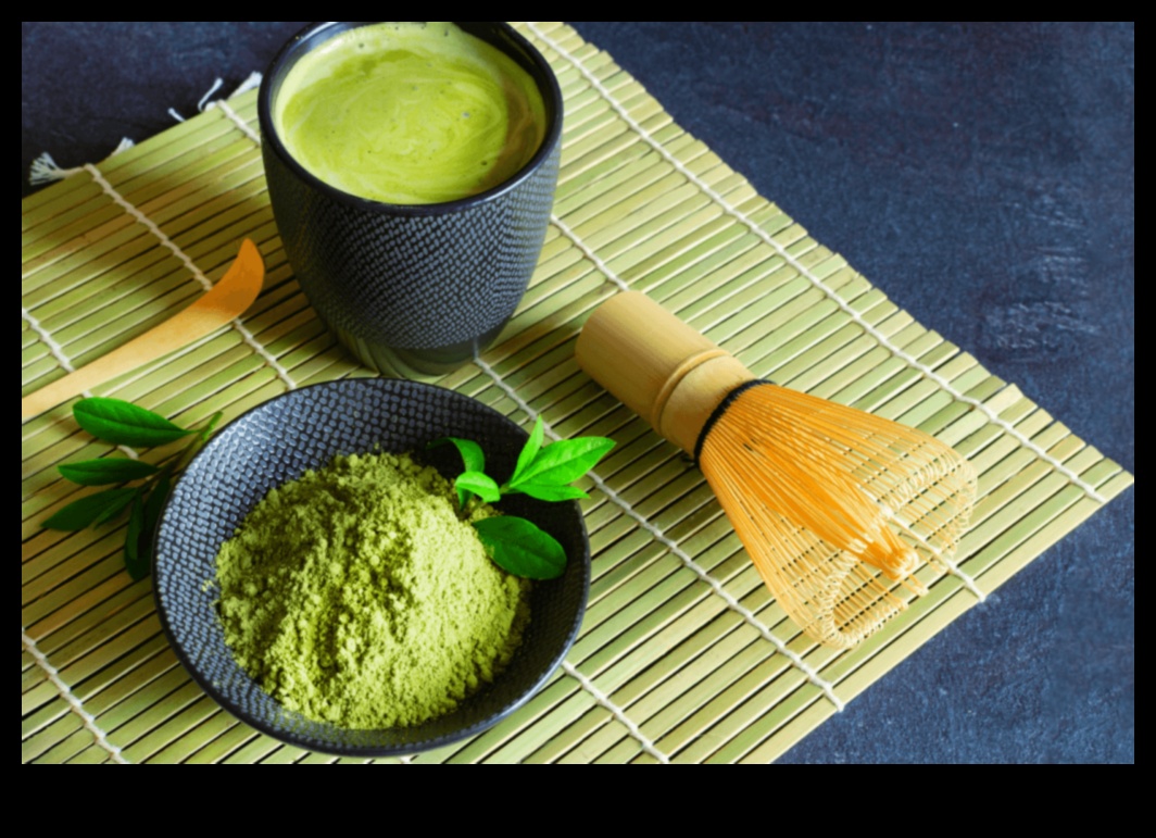 Zaļās tējas pagriezieni Paaugstiniet savu smūtija rituālu ar matcha maģiju 1 Zaļās tējas pagriezieni: Matcha burvju iekļaušana savā smūtija rituālā